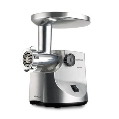Picadora de carne - KENWOOD - MG516 - 1600 W - Metal cepillado - Accesorios incluidos