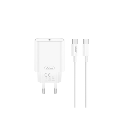 Chargeur USB C Rapide pour iPhone 17 16 15/17 16 15 Pro/17 16 15 Pro Max/17 Air/16 15 Plus/iPad Pro/iPad Air, Samsung S25 S24 S23 + Cable USB-C vers USB-C - Blanc - Xo