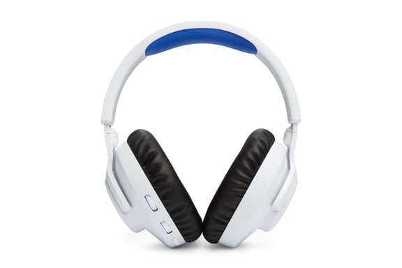 JBL Quantum 360 P Cuffie da gioco Bluetooth senza fili per Playstation Bianco e blu