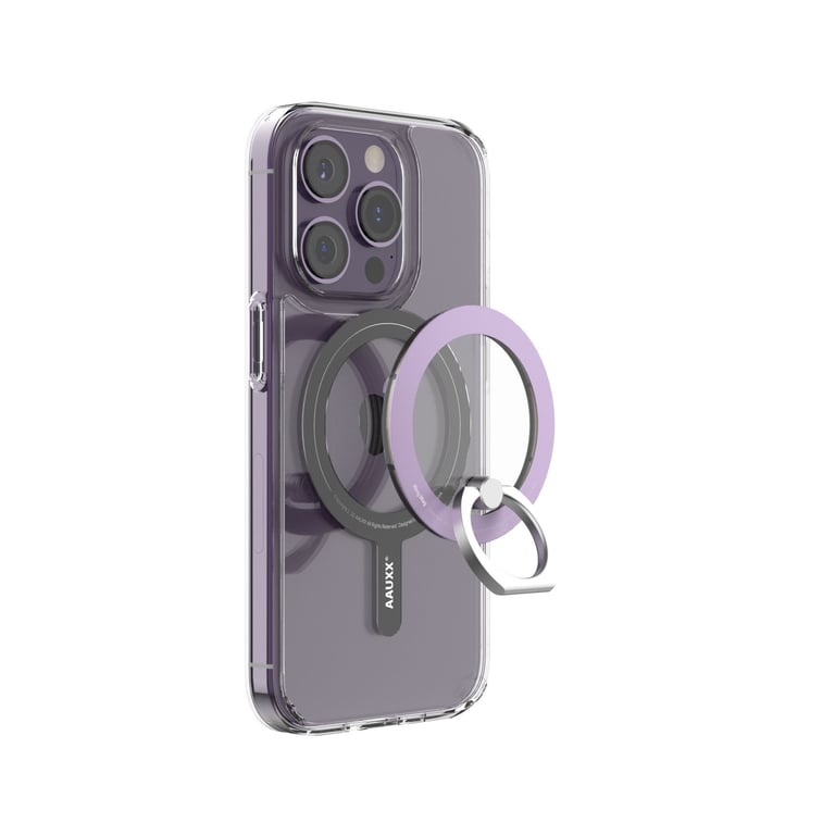 Apple iPhone 14 Pro Max - Carcasa del teléfono - Cubierta trasera - Funda - MagSafe - Resistente a los golpes - iRing® - Transparente