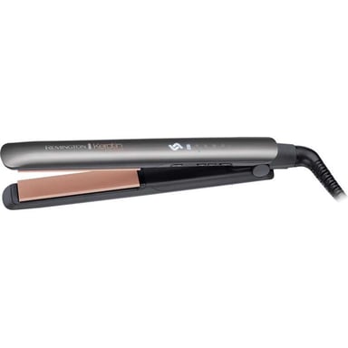 Lisseur céramique Remington Keratin Protect S8598 230°C 5 niveaux capteur humidité Noir - Neuf