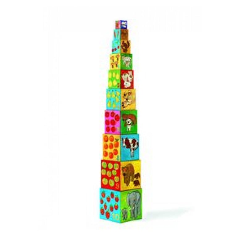 Djeco cubes à empiler Mes Amis Or - vue 2