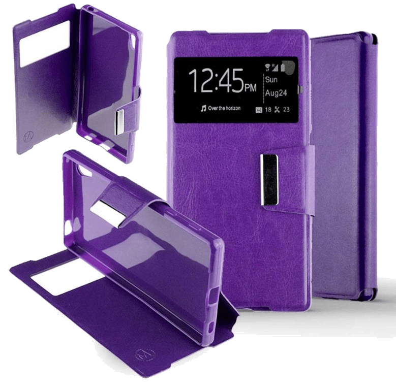 Etui Folio compatible Violet Sony Xperia Z5