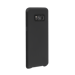 Coque en Gel de Silicone Doux pour Samsung Galaxy S8, Noir satin