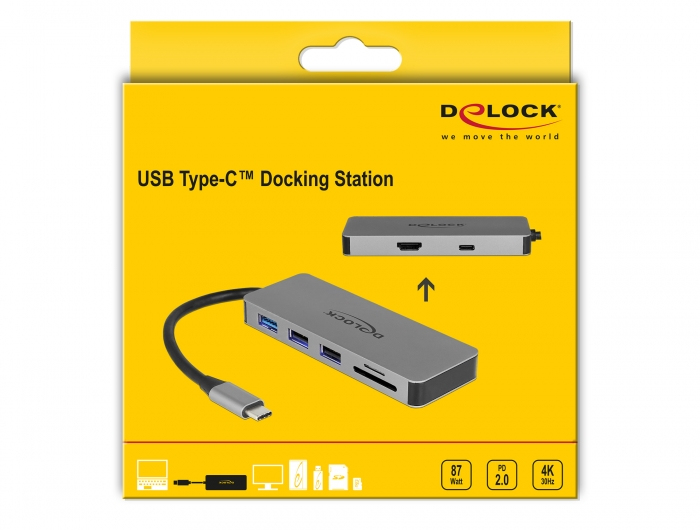 DeLOCK 87743 station d'accueil USB 3.2 Gen 1 3.1 Gen 1 Type C Neuf - vue 2