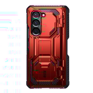 I-Blason Funda de carbono para Galaxy Z Fold 6 Protección completa antigolpes Rojo