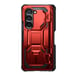 I-Blason Funda de carbono para Galaxy Z Fold 6 Protección completa antigolpes Rojo