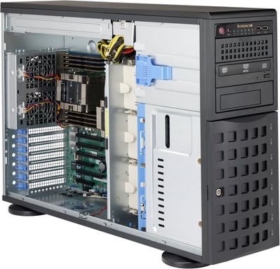 Supermicro CSE-745BAC-R1K23B carcasa de ordenador Full Tower Negro 1230 W