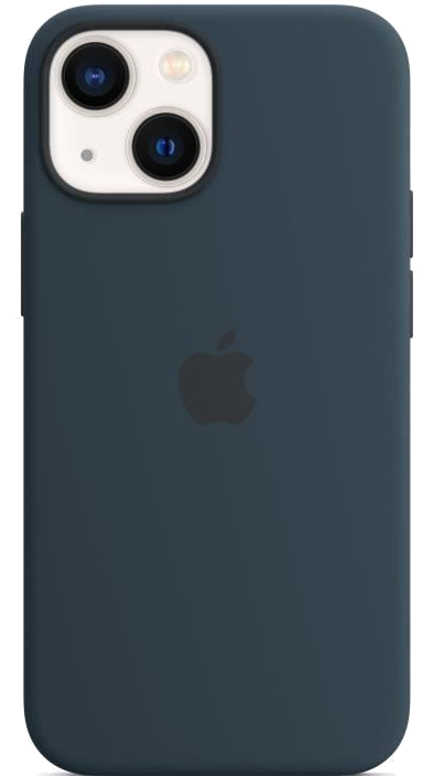 Coque Silicone pour iPhone 13 mini avec MagSafe - Bleu Abysse