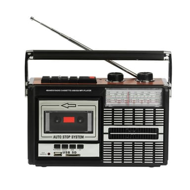 Radio-cassetta USB Look retrò NOSTALGIA