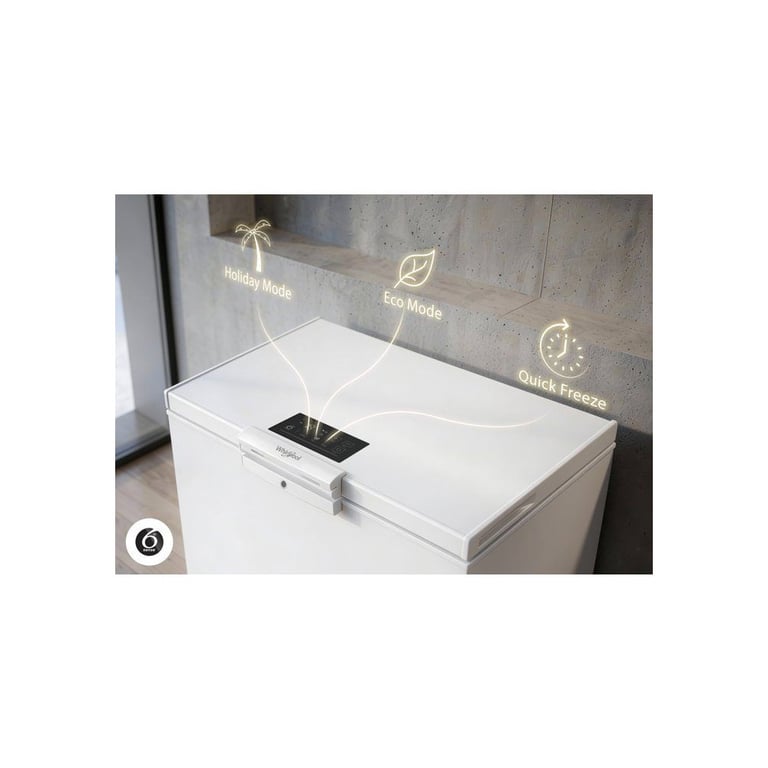 Whirlpool W3RHS37EW2 Congélateur coffre Pose libre 371 - vue 5