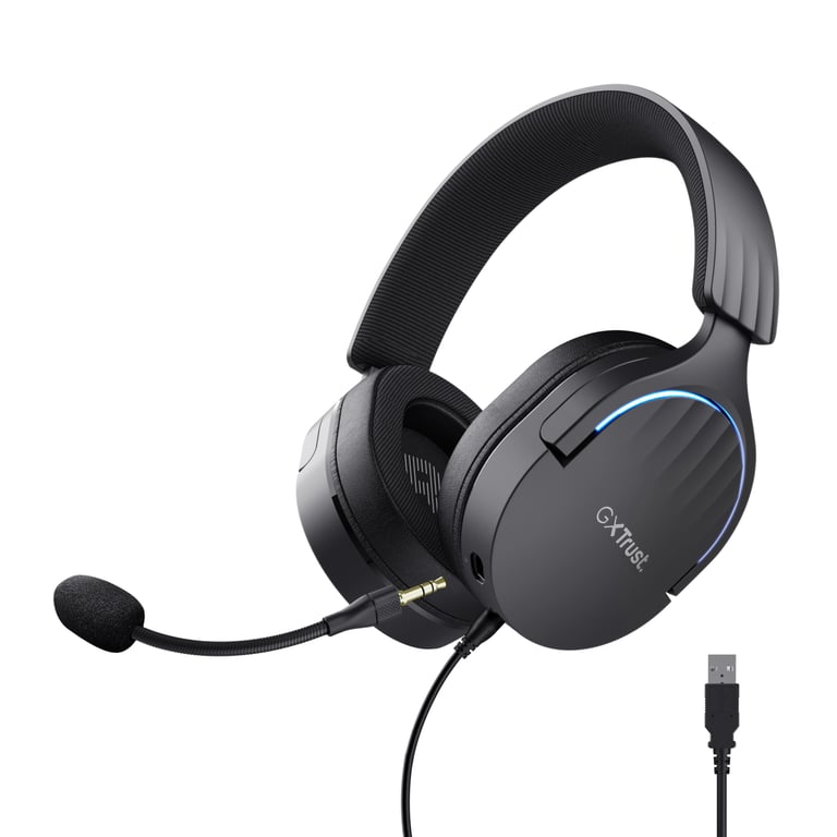 Trust GXT 490 FAYZO Casque Avec fil Arceau Jouer USB Type A Neuf