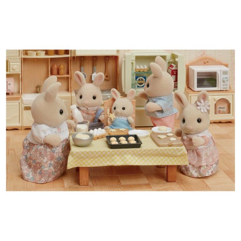 Famille Lapin Crème Sylvanian Families - vue 4
