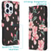 imoshion Coque silicone design pour Apple iPhone 13 Pro - Blossom Black
