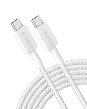 Anker A81F7G21 cavo USB 3 m USB C Bianco
