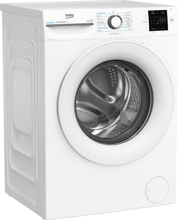 Lave linge frontal Beko 9 kg Moteur ProSmart™ Inverter Classe énergétique A Technologie EnergySpin - vue 2