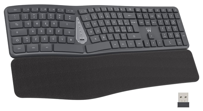 Ewent EW3288 tastiera Universale RF senza fili + Bluetooth QWERTY Italiano Nero