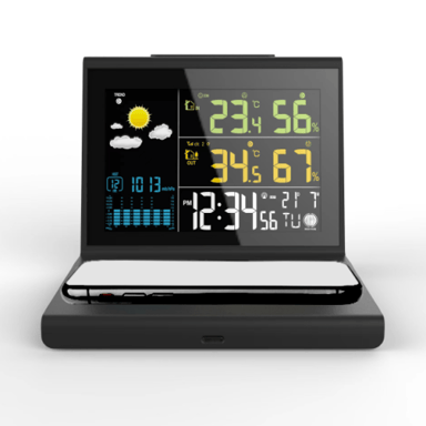Station Météo écran couleur avec chargeur à induction