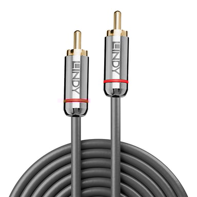 Lindy 35340 câble audio 2 m RCA Anthracite