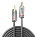 Lindy 35340 câble audio 2 m RCA Anthracite