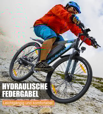 Bicicleta eléctrica VARUN M27-1 Pro para adultos con motor de 250 W y batería de 48 V y 13 AH