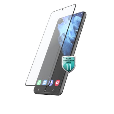 Cristal protector 3D de pantalla completa para Samsung Galaxy S22+ 5G, negro