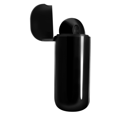 Cuffie wireless on-ear Sonik Lite con custodia per la ricarica, nero Jet
