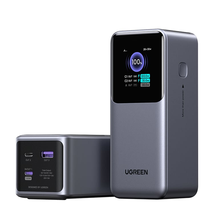 Batterie urgence UGREEN 20000 mAh anodisé - vue 3