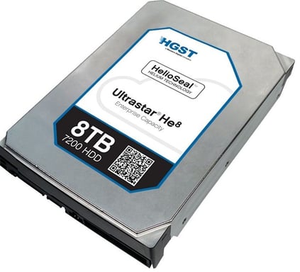 Western Digital Ultrastar He8 8TB disque dur 8 To 7200 tr/min 128 Mo 3.5'' Série ATA III