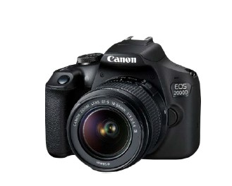 Canon EOS 2000D BK 18-55 IS II EU26 Kit fotocamera SLR 24,1 MP CMOS 6000 x 4000 pixel Nero