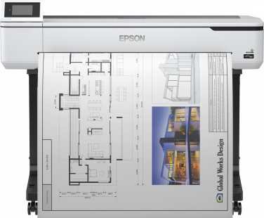 Epson SureColor SC T5100 imprimante grand format Wifi Jet d'encre Couleur 2400 x 1200 DPI A1 594 x 841 mm EthernetLAN Neuf