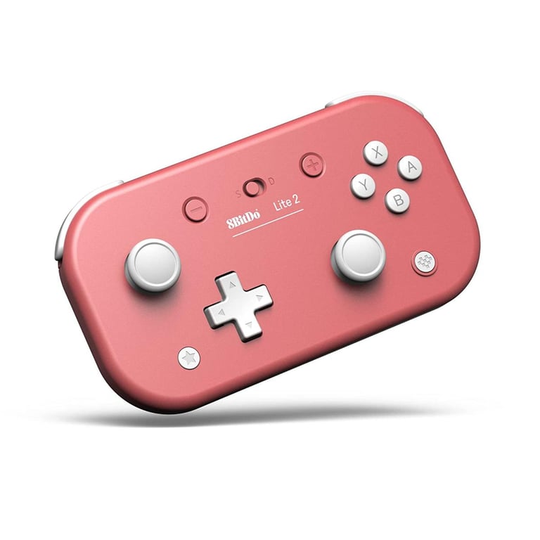 8BitDo Lite 2 Mando Bluetooth rosa para Nintendo Switch, Raspberry, Android  y Windows - Nintendo
