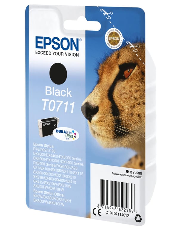 EPSON Cartouche dencre T0711 Guépard C13T07114012 - vue 4