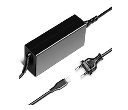 CoreParts MBXUSBC-AC0017 adaptador e inversor de corriente Interior 65 W Negro