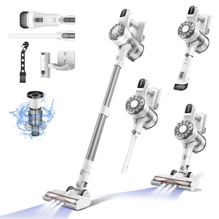 Aspirateur sans fil Teendow V08 Pro Puissance de aspiration de 25 000 Pa autonomie de 35 minutes poids de 2 85 kg Neuf