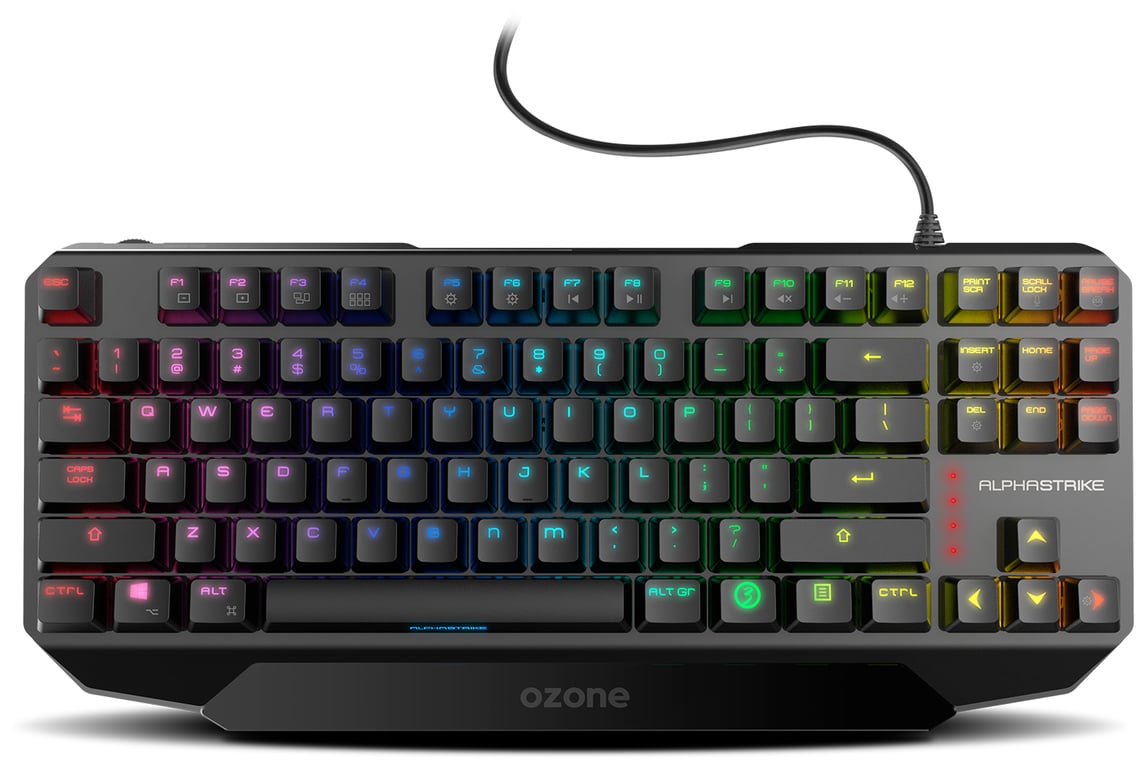 Ozone Alpha Strike teclado USB Negro