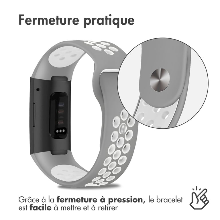 imoshion Bracelet sportif en silicone Fitbit Charge 3 / 4 Neuf - vue 6