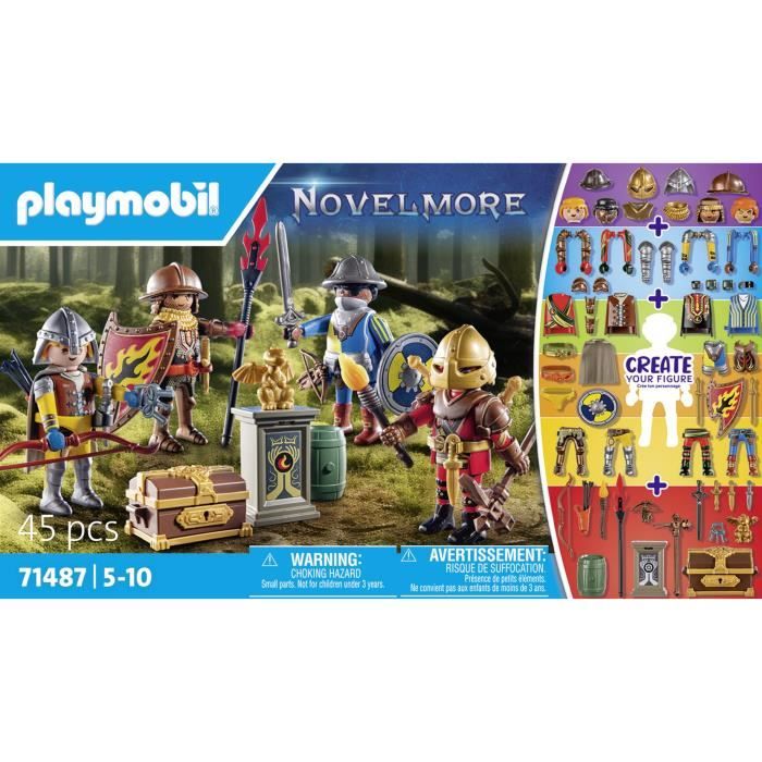 Jeux D'imitation My Figure: Chevaliers Novelmore Playmobil La Boite - vue 3