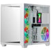 Mars Gaming MCV4 Blanco, Torre Gaming Custom XXL E-ATX, Ventana Cristal Templado Lateral y Frontal Sin Marco, Estructura Modular Doble Cámara
