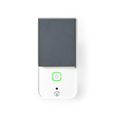 Nedis WIFIPO120EWT enchufe inteligente Gris, Blanco