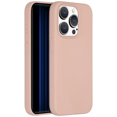Accezz Coque Liquid Silicone avec MagSafe pour Apple iPhone 15 Pro - Rose