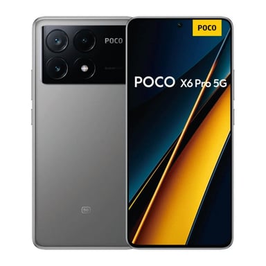Poco X6 Pro (5G) 512 Go, Gris, Débloqué