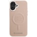 Custodia Karl Lagerfeld Initial & Metal Logo MagSafe per iPhone 16 Plus, rosa