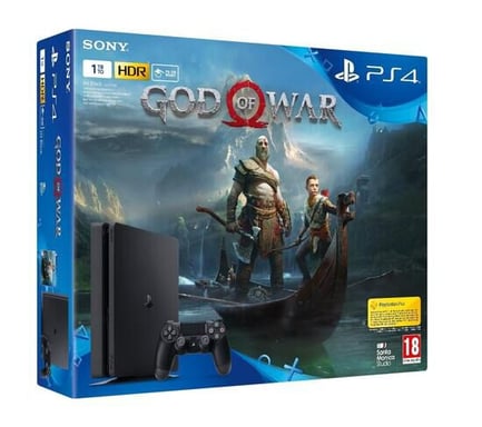PS4 Slim 1 To + God of war