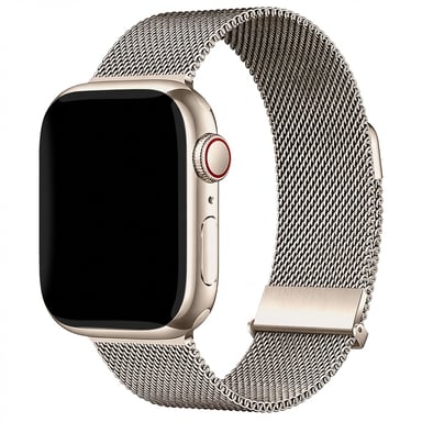 imoshion Bracelet magnétique milanais pour Apple Watch | 44/45/46/49 mm - Starlight