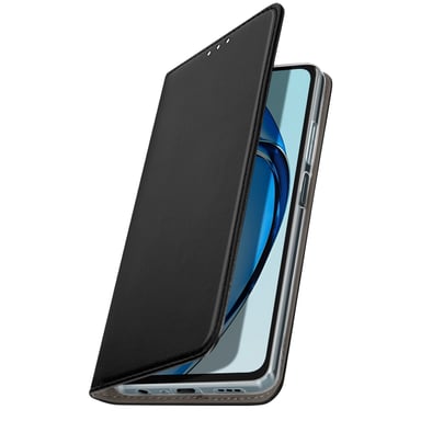 Avizar Funda con cierre para Oppo A60 Tarjetero con cierre magnético Negro