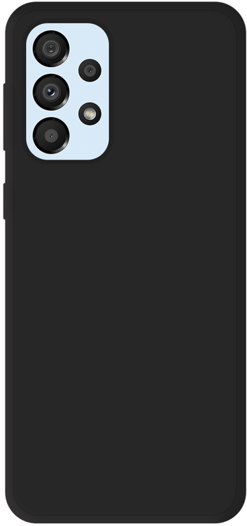 Coque silicone unie compatible Mat Noir Samsung Galaxy A33 5G