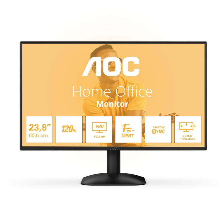 AOC 24B31H LED display 60,5 cm (23.8 ) 1920 x 1080 pixels Full HD Noir - Neuf