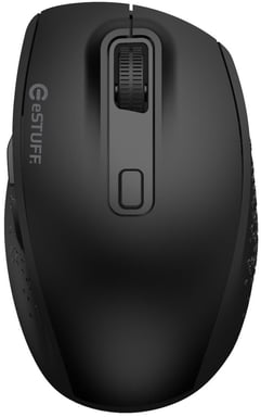 eSTUFF GLB214002 ratón Oficina mano derecha RF Wireless + Bluetooth IR LED 1800 DPI