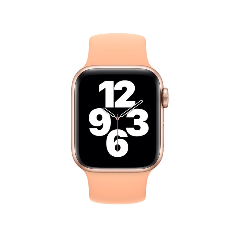 Bracelet Boucle unique en Silicone pour Apple Watch 38404142 mm Taille 8 Cantaloupe - vue 3